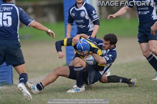 2012-10-14 Rugby Union Milano-Rugby Grande Milano 0667